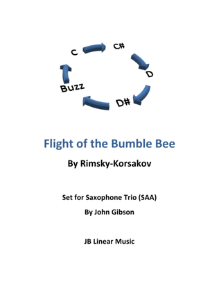 Flight of the Bumble Bee for sax trio