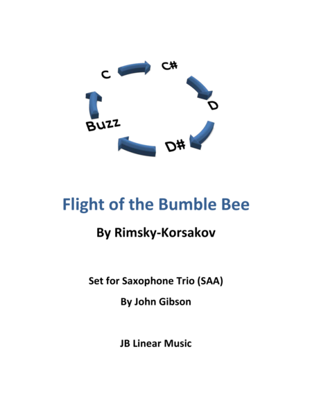 Flight of the Bumble Bee for sax trio image number null