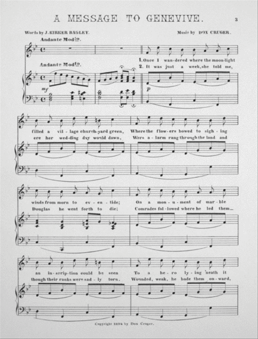 A Message to Genevive Voice scores gallery preview page 2