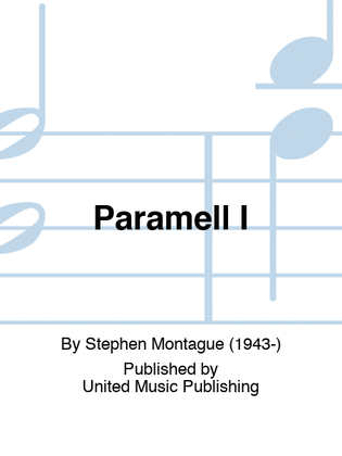 Book cover for Paramell I