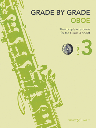 Book cover for Grade by Grade - Oboe (Grade 3)
