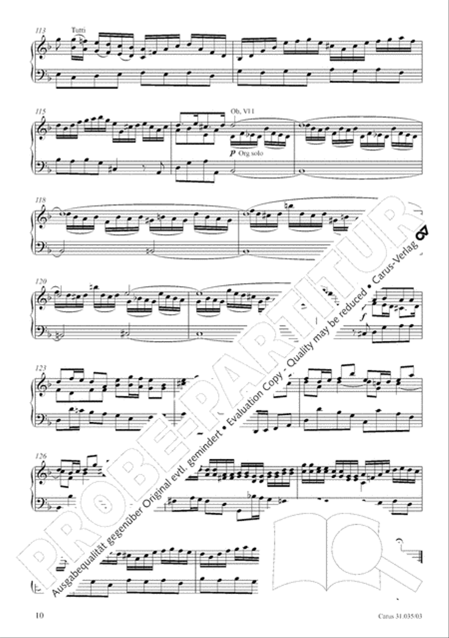 Soul and spirit are astounded (Geist und Seele wird verwirret) English Horn scores gallery preview page 11