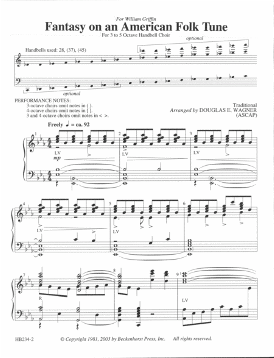 Fantasy on an American Folktune