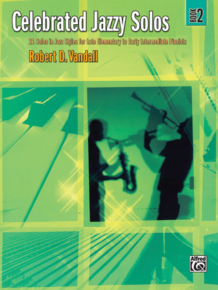 Book cover for Celebrated Jazzy Solos, Book 2