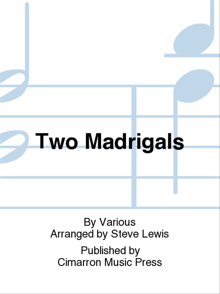 Two Madrigals Two Madrigals Horn scores gallery preview page 1