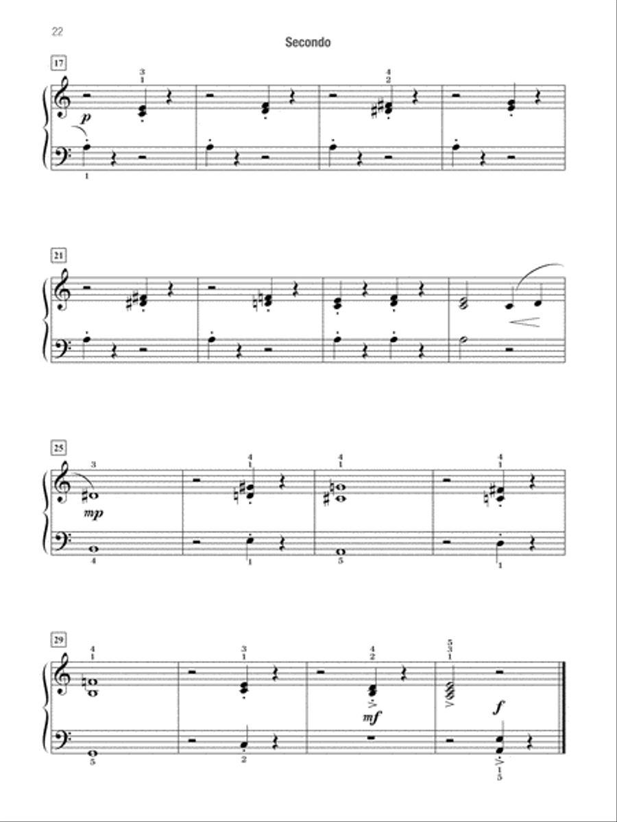 Famous & Fun Christmas Duets, Book 3 Small Ensemble scores gallery preview page 23
