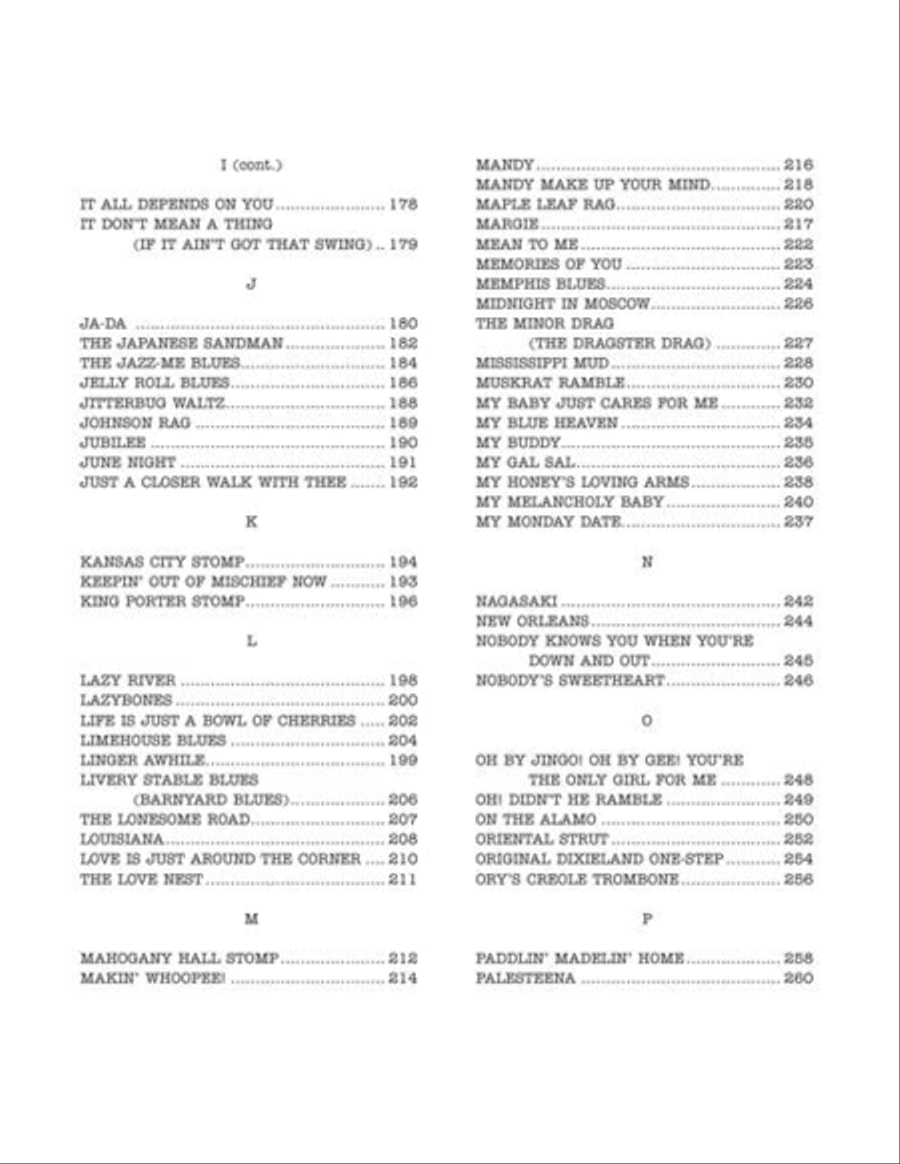 The Real Dixieland Book E-Flat Instrument scores gallery preview page 7
