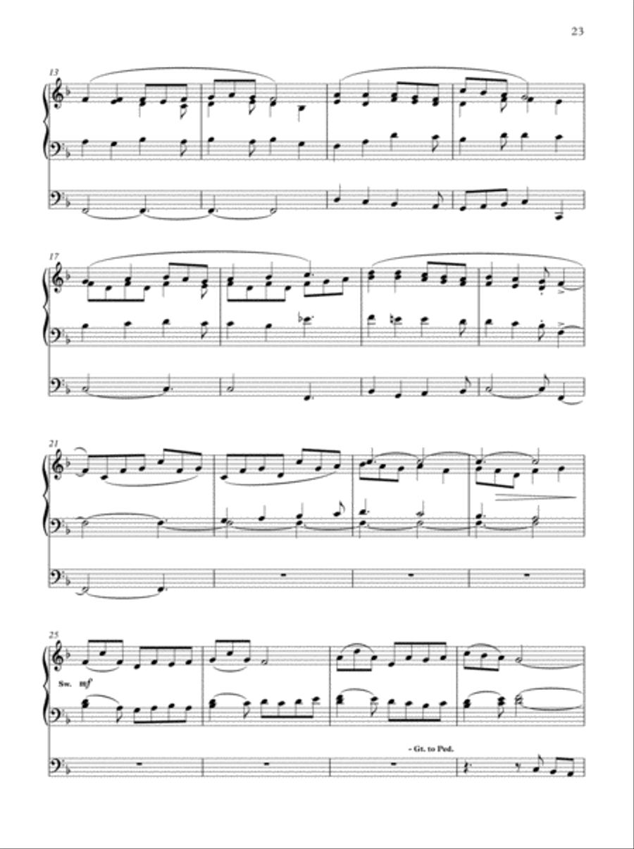 Oxford Hymn Settings for Organists: Pentecost and Trinity Organ Solo scores gallery preview page 5