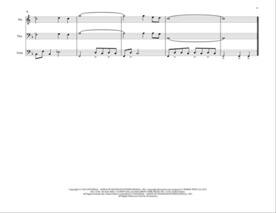 Canadian Sunset Small Ensemble scores gallery preview page 4