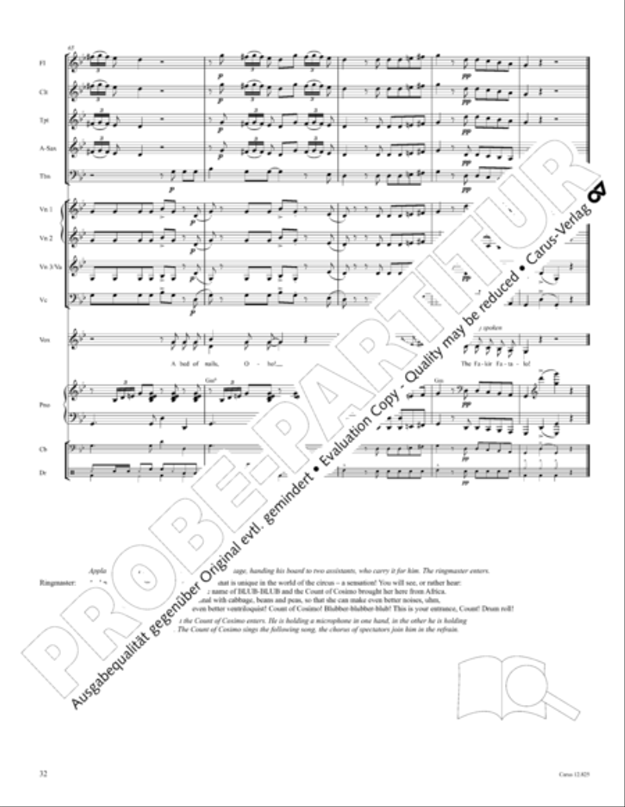 Circus Allegro Circus Allegro Choir scores gallery preview page 33