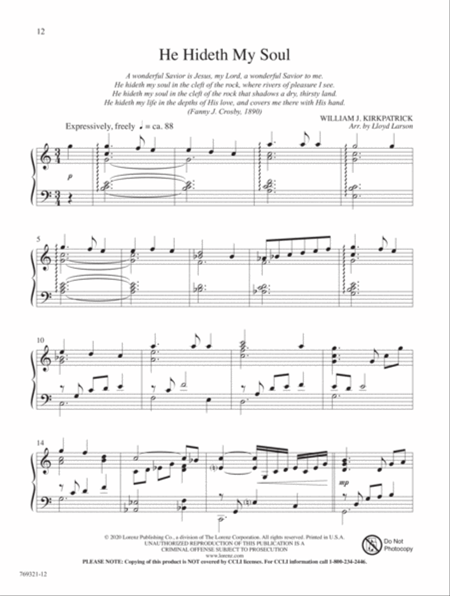 Ever in Joyful Song! Piano Solo scores gallery preview page 5