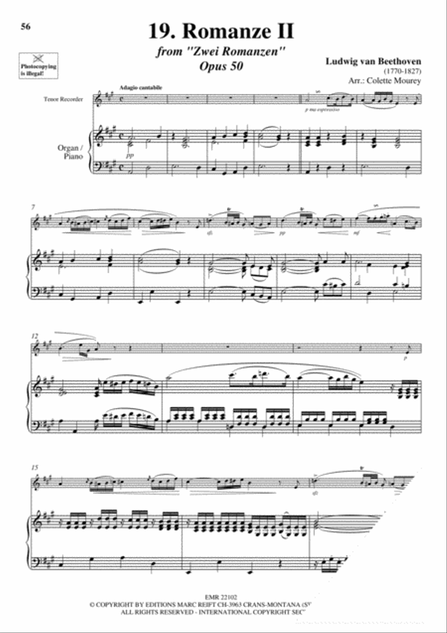 20 Greatest Meditations Tenor Recorder scores gallery preview page 21