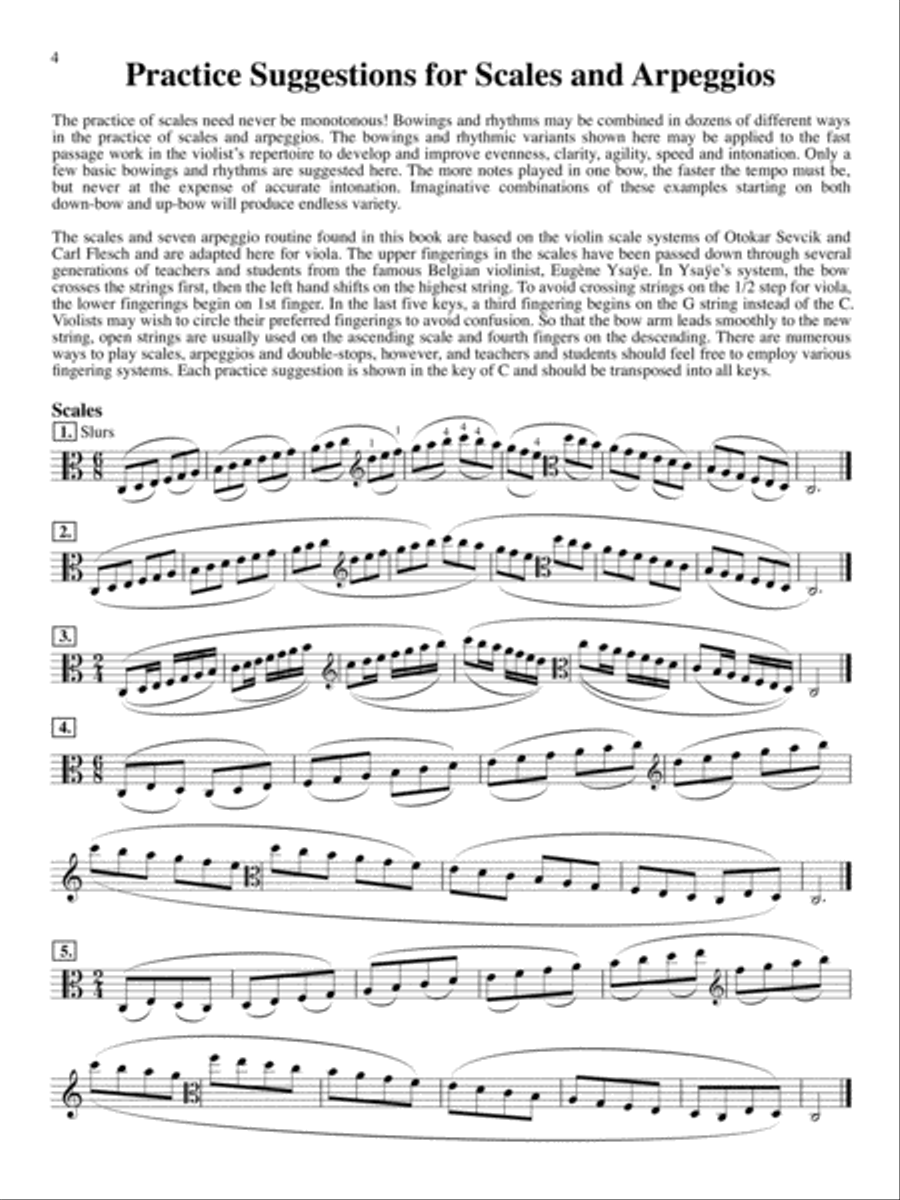 Scales for Advanced Violists Viola Solo scores gallery preview page 2
