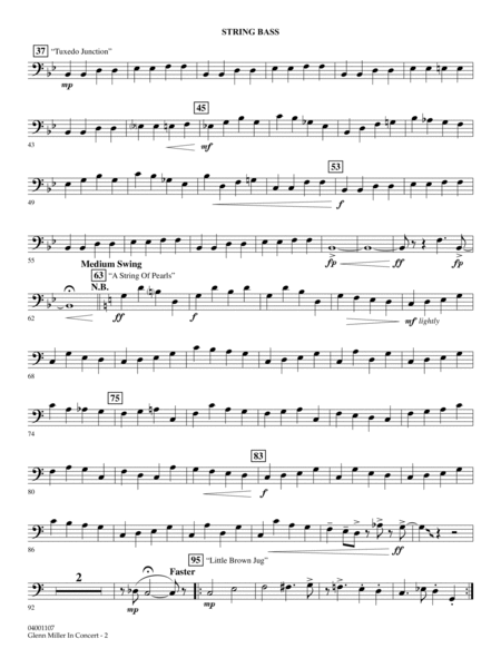 Glenn Miller In Concert (arr. Paul Murtha) - String Bass