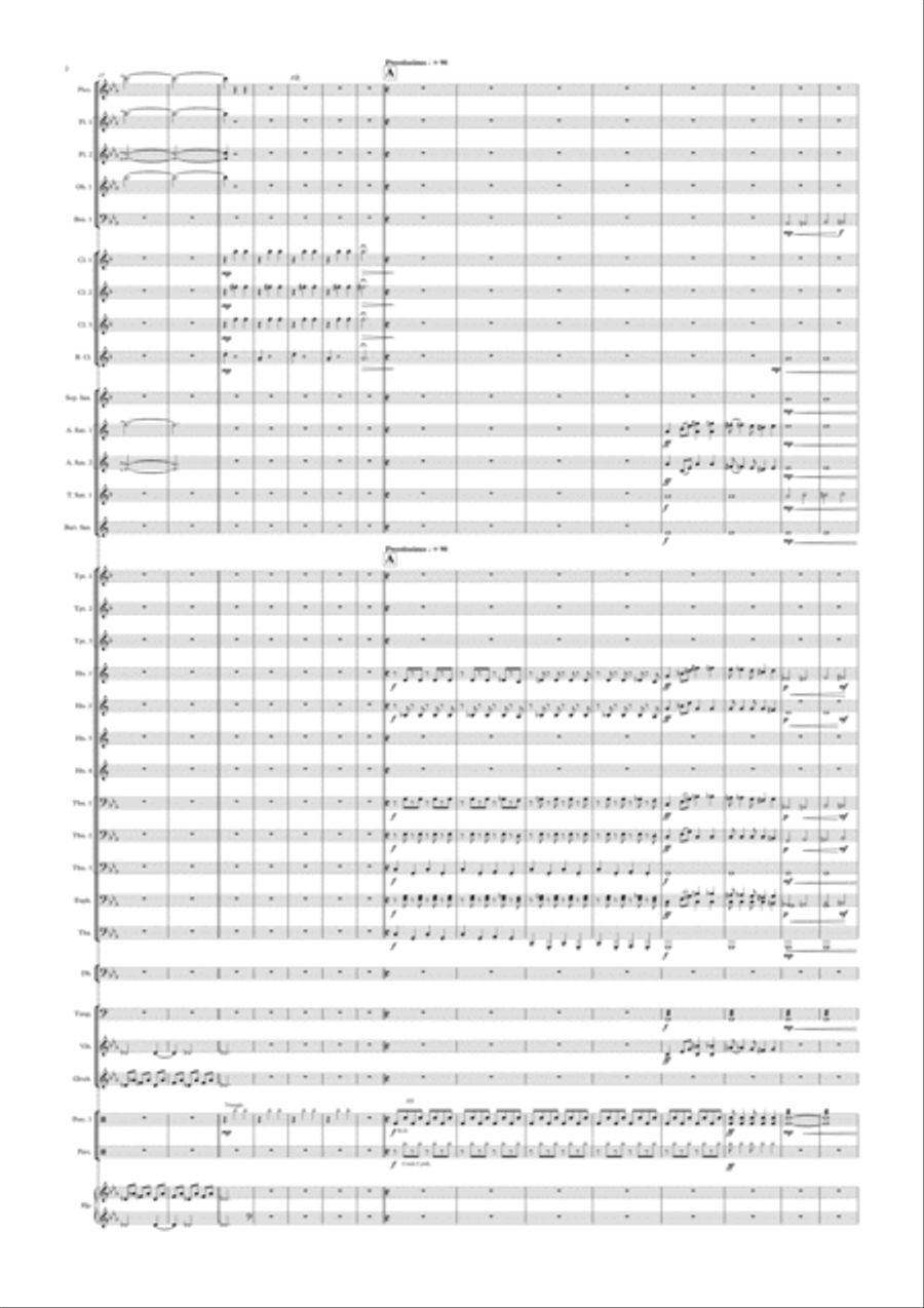 Bed Time Horror Dance By Jannes Jacobs Concert Band scores gallery preview page 2