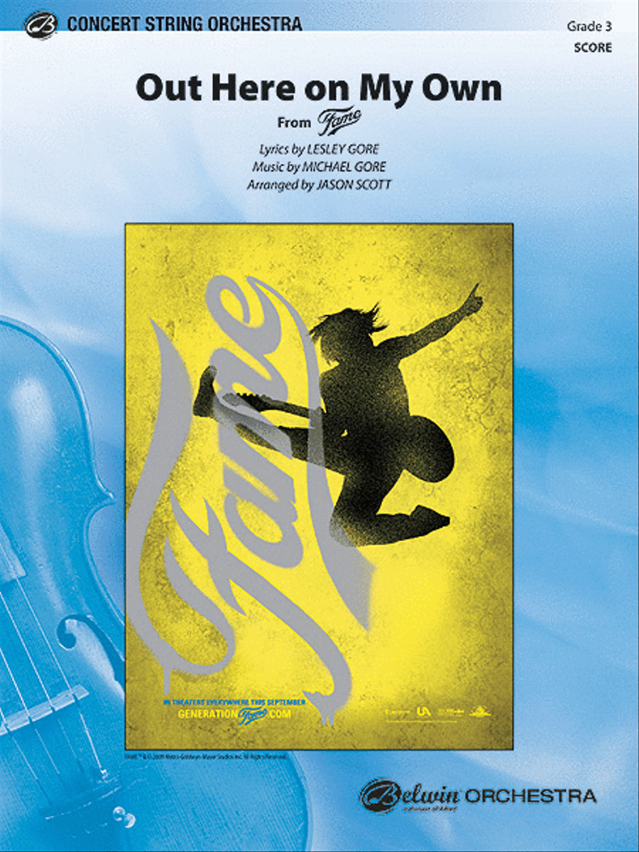 Out Here on My Own (from the Motion Picture Fame) String Orchestra scores gallery preview page 1