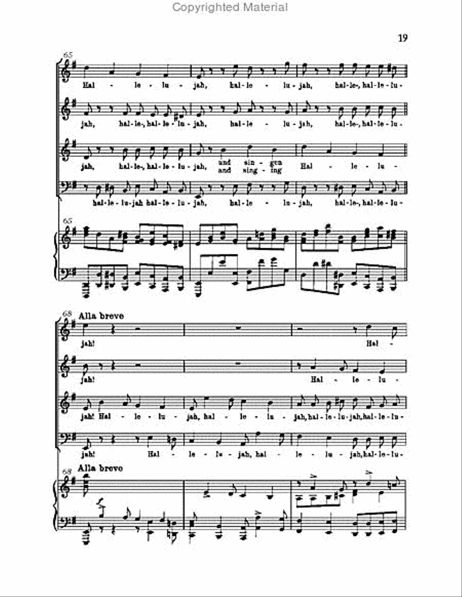 Christ lag in Todsbanden, BWV 4 Choir scores gallery preview page 19