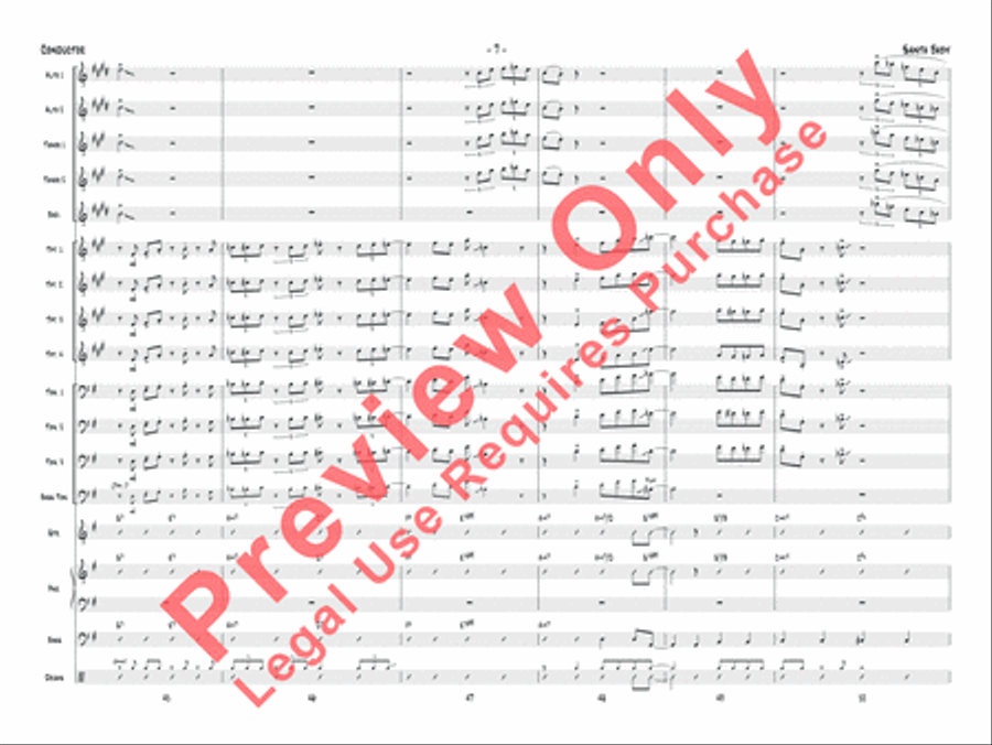 Santa Baby Jazz Ensemble scores gallery preview page 28