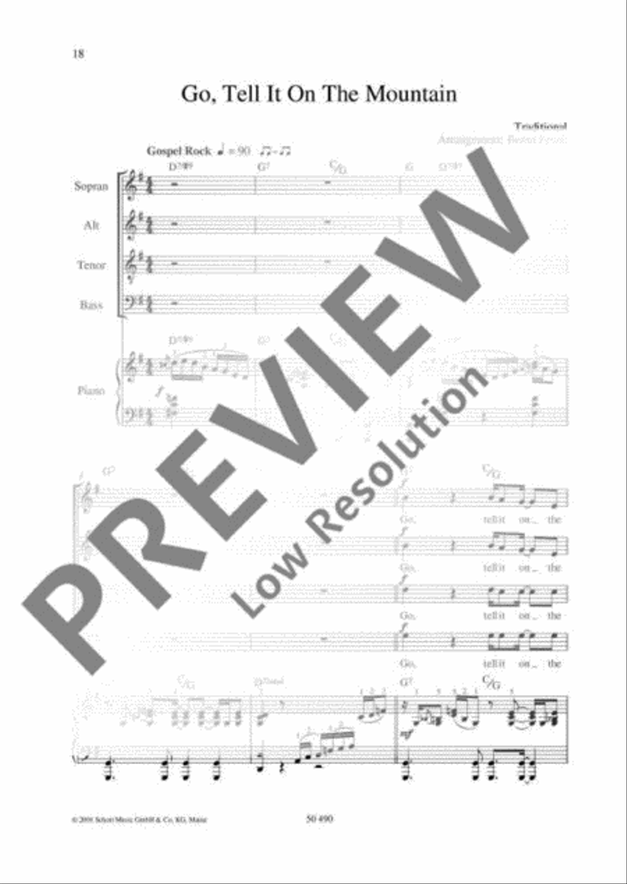 Chor-Express 4-Part scores gallery preview page 19