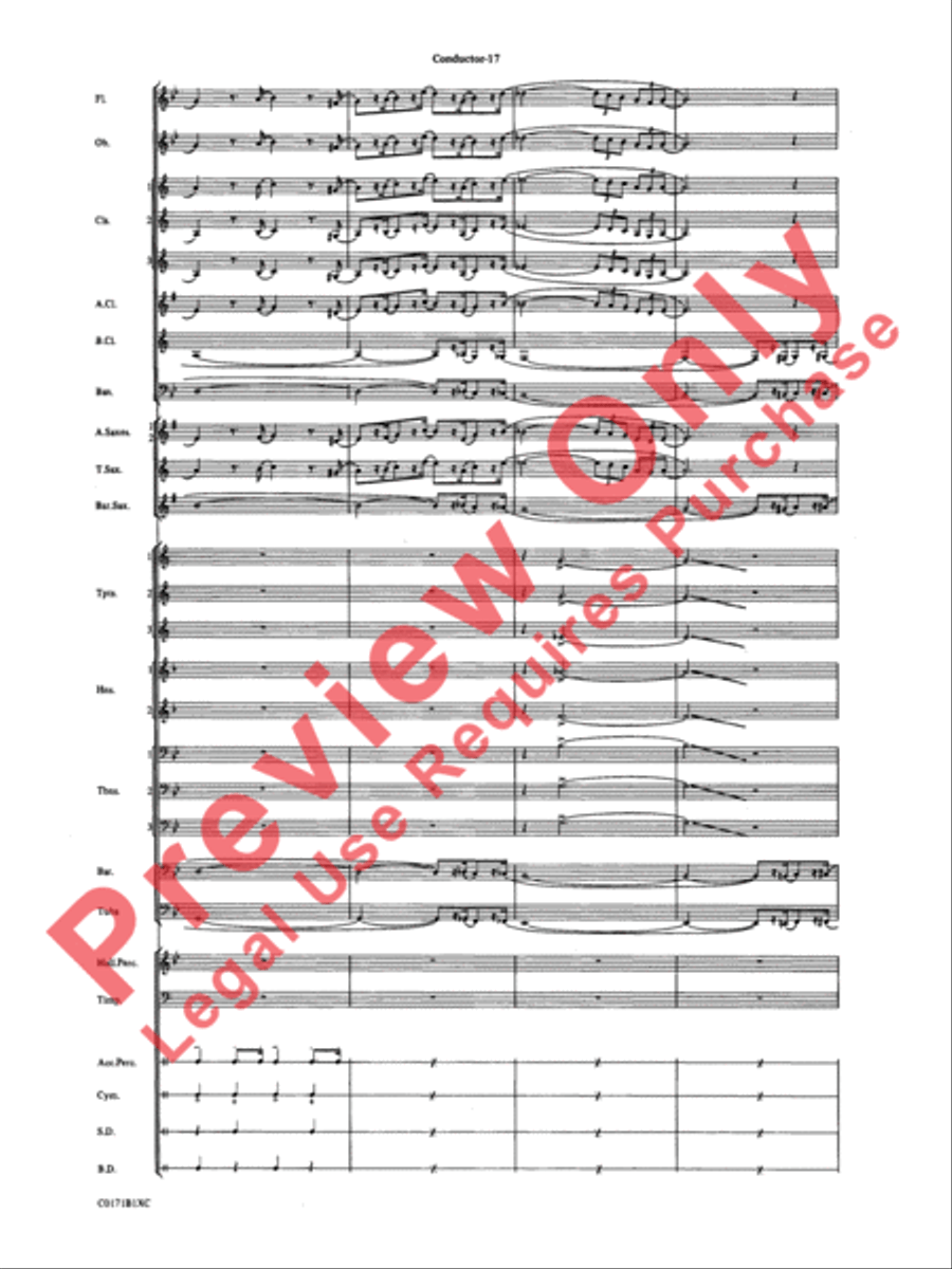 Mancini Magic Concert Band scores gallery preview page 20