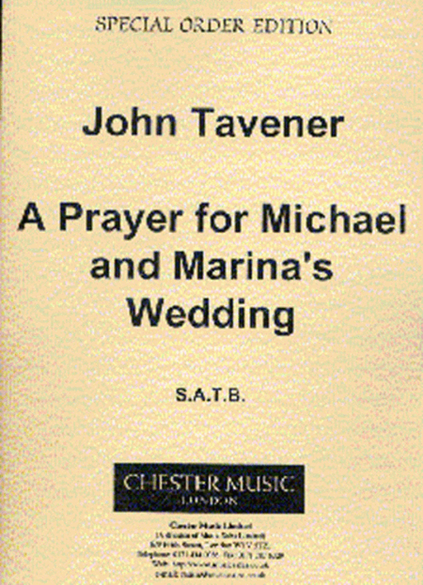A Prayer For Michael And Marina's Wedding