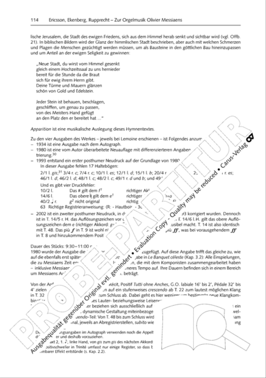 Orgelschule zur historischen Auffuhrungspraxis Organ Solo scores gallery preview page 115