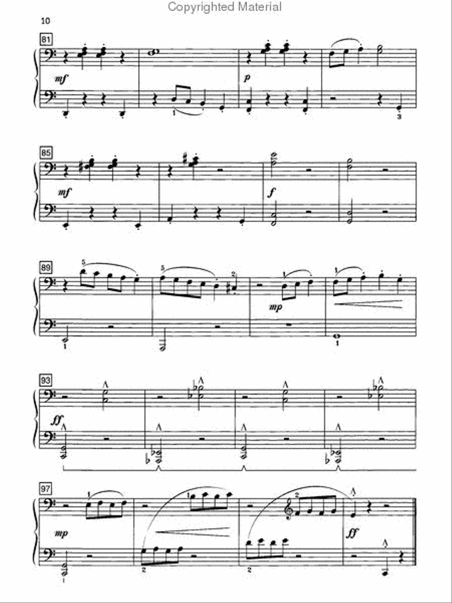 Festival Overture Small Ensemble scores gallery preview page 4
