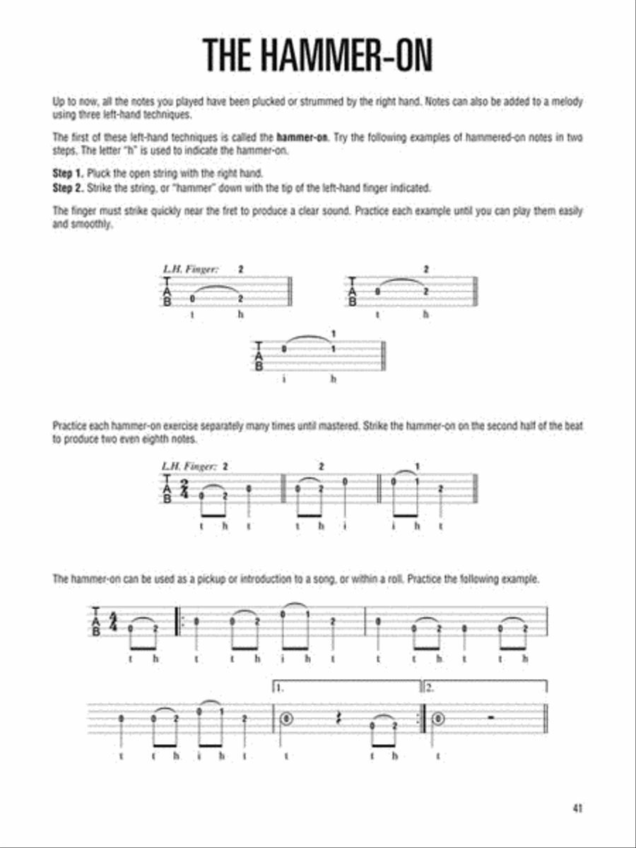 Hal Leonard Banjo Method – Book 1 – 2nd Edition Banjo scores gallery preview page 6