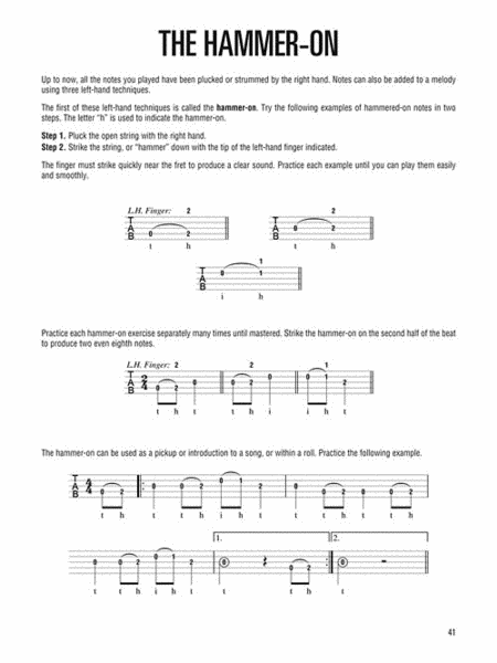 Hal Leonard Banjo Method – Book 1 – 2nd Edition