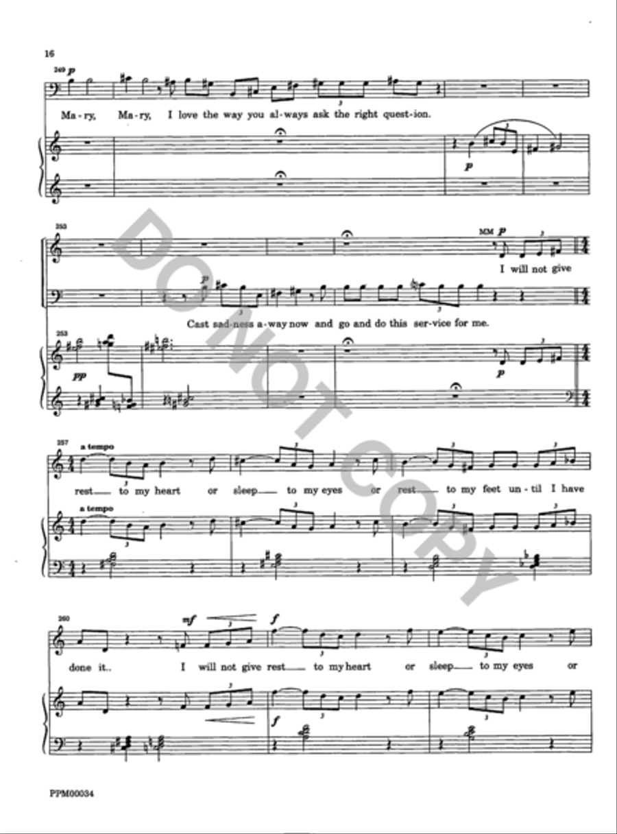 Magdalen at the Tomb Magdalen at the Tomb Choir scores gallery preview page 17