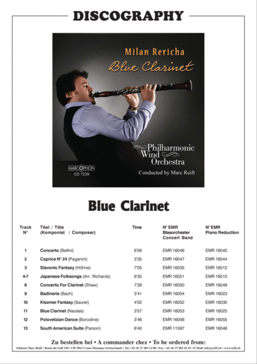 Japanese Folksongs Clarinet Solo scores gallery preview page 4