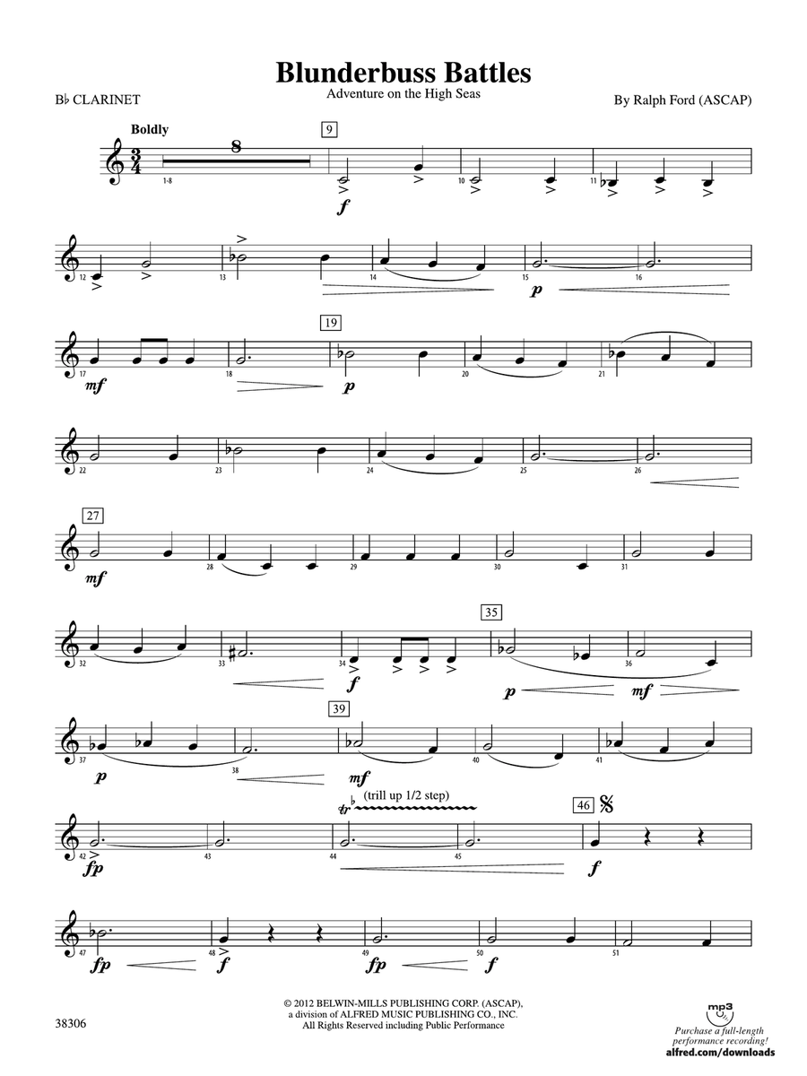 Blunderbuss Battles: 1st B-flat Clarinet