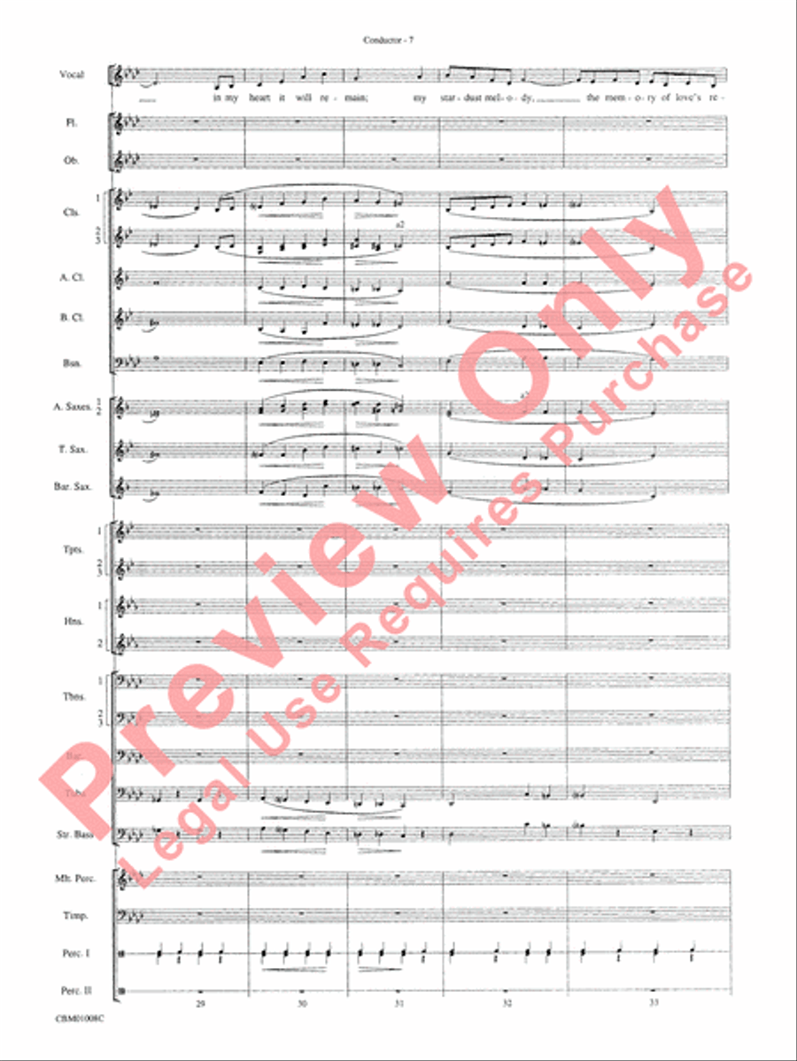 Star Dust Concert Band scores gallery preview page 10