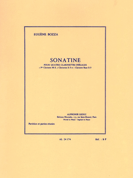 Sonatina (4 Clarinets)
