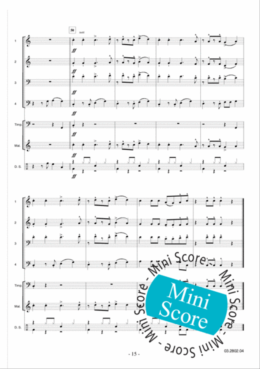 Adventure Games Concert Band scores gallery preview page 19