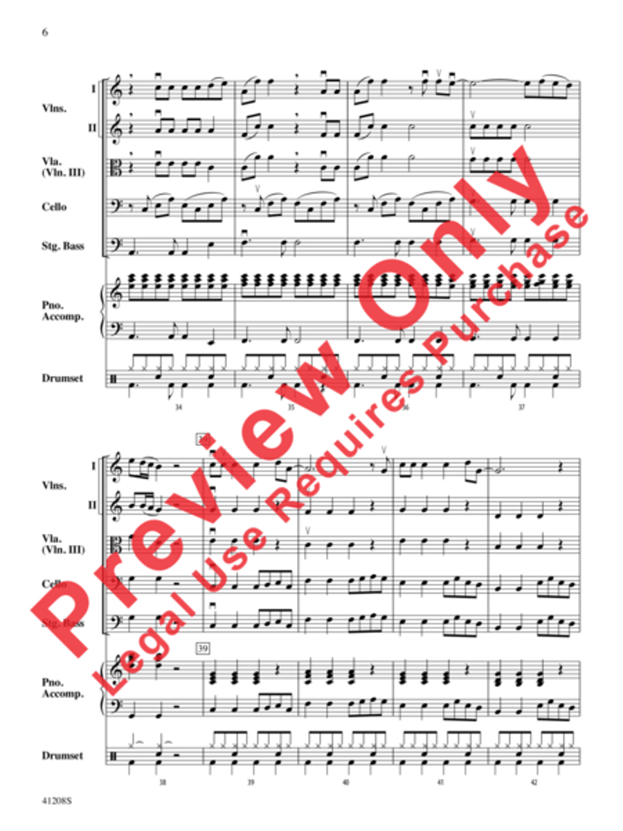 We Are Young We Are Young String Orchestra scores gallery preview page 7