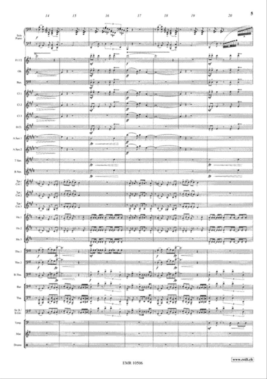 Shosholoza Concert Band scores gallery preview page 5
