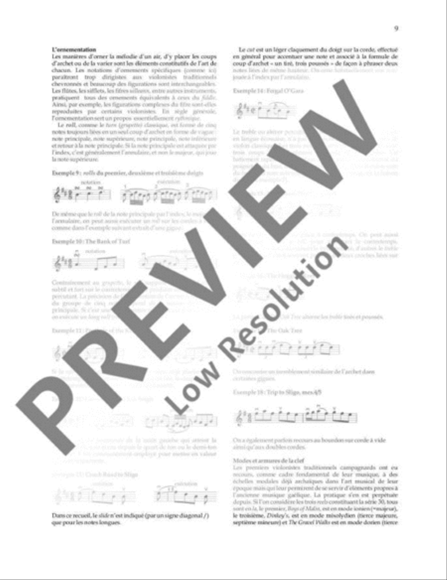Irish Fiddle Solos Violin Solo scores gallery preview page 10