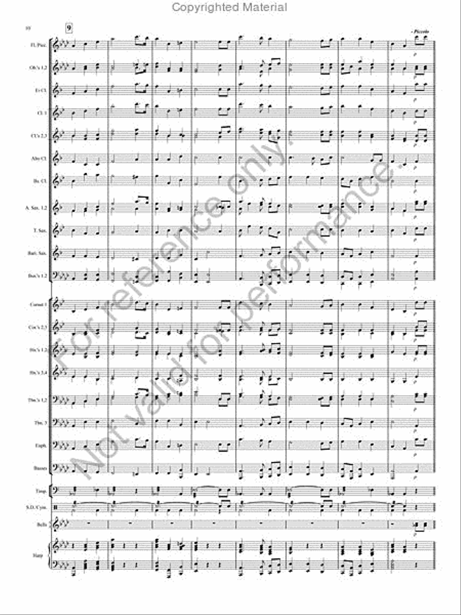 The Star Spangled Banner Concert Band scores gallery preview page 3