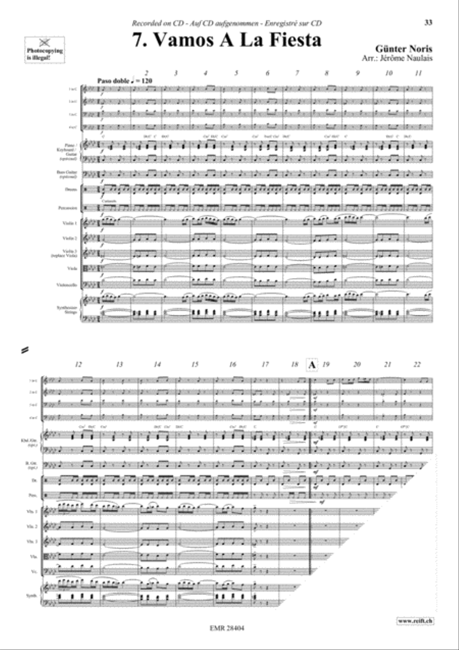 Let's Dance Volume 5 Brass Ensemble scores gallery preview page 9