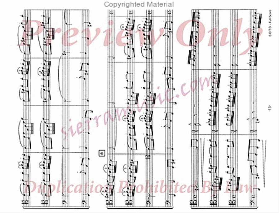 South Of The Border Trombone Quartet scores gallery preview page 16