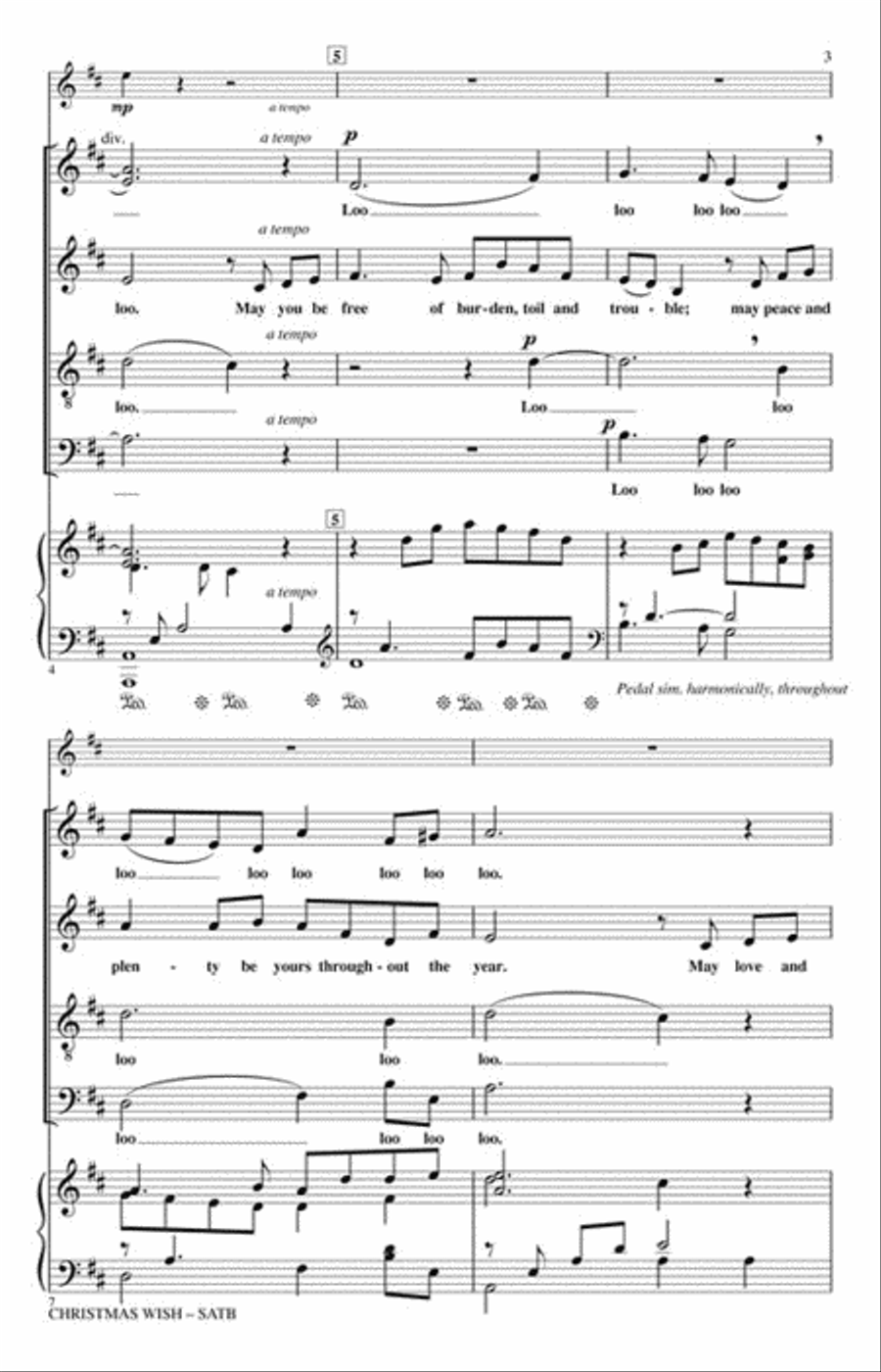 Christmas Wish Christmas Wish 4-Part scores gallery preview page 3