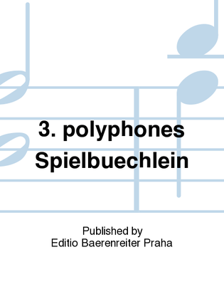 Book cover for 3. polyphones Spielbüchlein