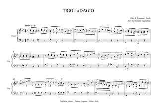 TRIO - ADAGIO - Karl F. E. Bach - Arr. for Piano/Organ