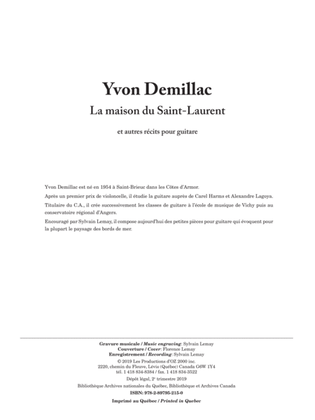 Book cover for La maison du Saint-Laurent