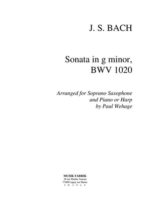 Sonata G min BWV 1020