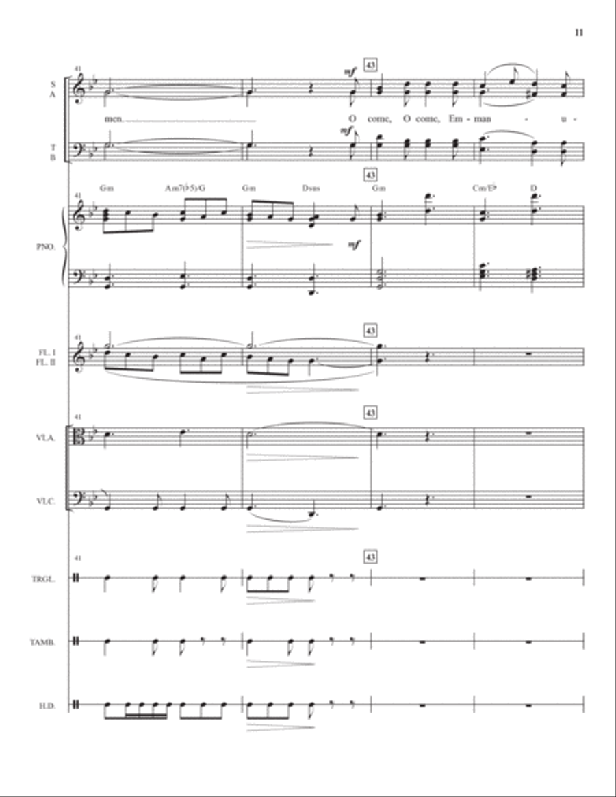 An Advent Awakening - Full Score Choir scores gallery preview page 11