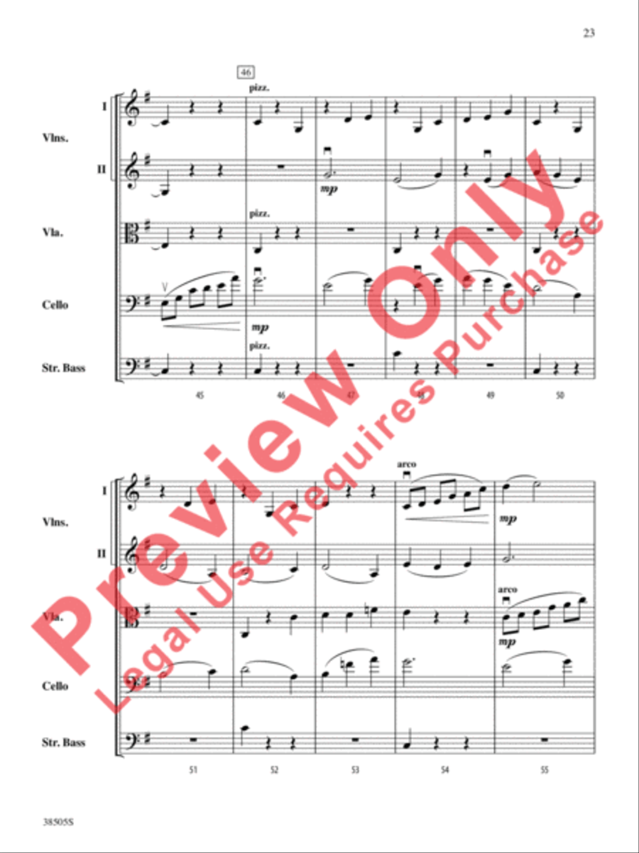 A Wisconsin Tableau A Wisconsin Tableau String Orchestra scores gallery preview page 24