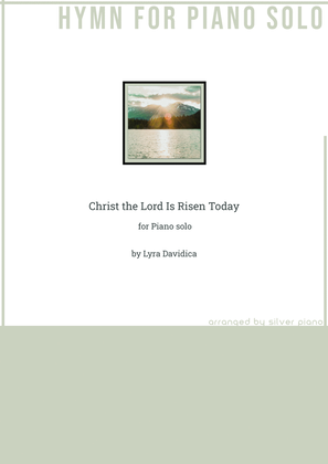 Book cover for Christ the Lord Is Risen Today (PIANO HYMN)