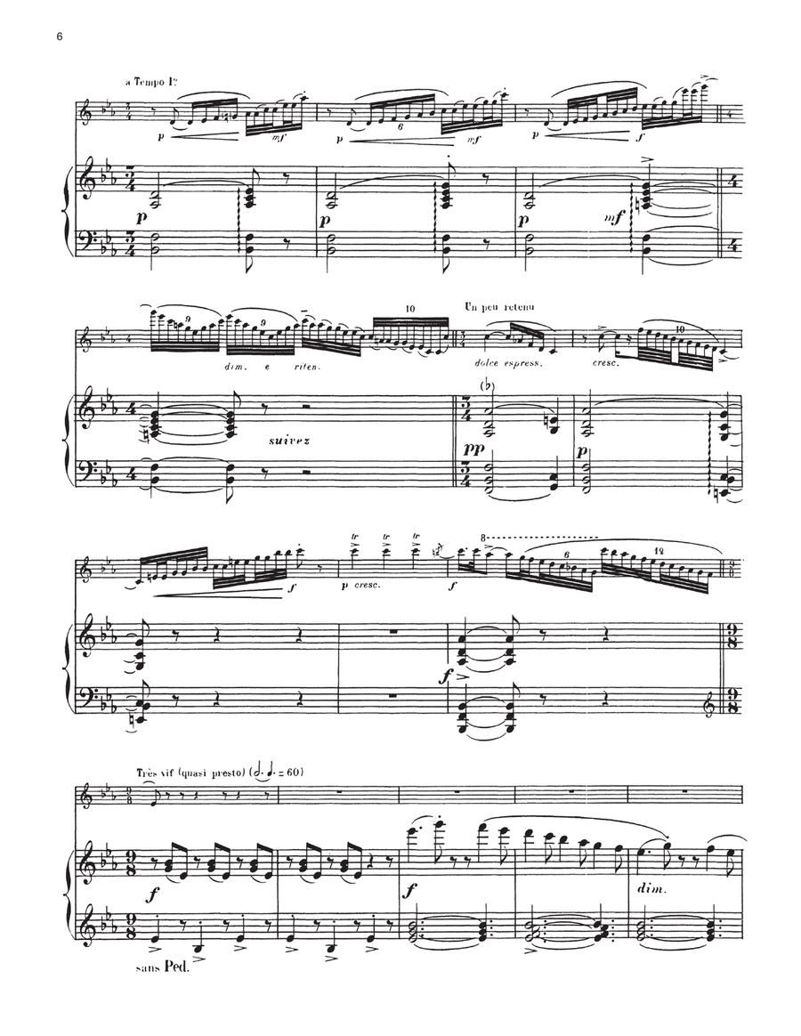 Prelude Et Scherzo, Op. 35 Flute Solo scores gallery preview page 3